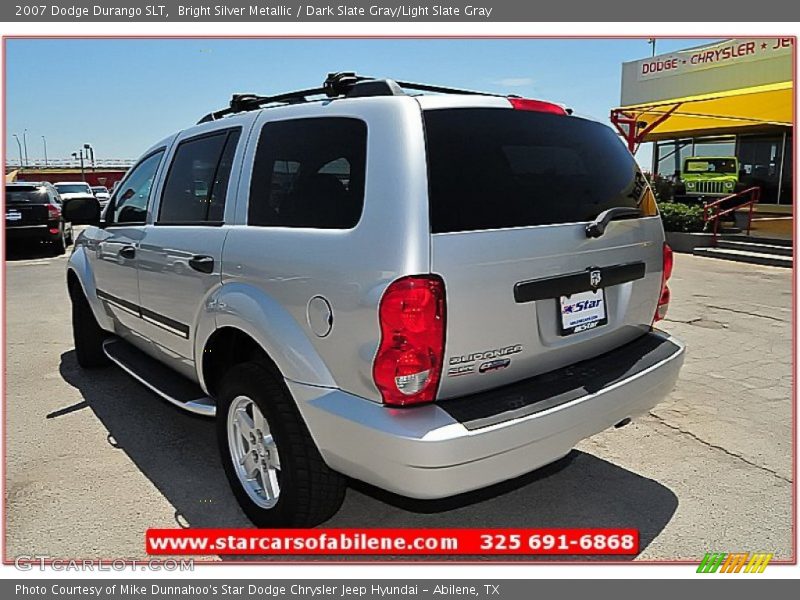 Bright Silver Metallic / Dark Slate Gray/Light Slate Gray 2007 Dodge Durango SLT