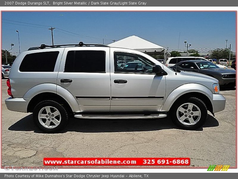 Bright Silver Metallic / Dark Slate Gray/Light Slate Gray 2007 Dodge Durango SLT