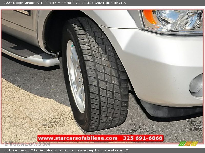 Bright Silver Metallic / Dark Slate Gray/Light Slate Gray 2007 Dodge Durango SLT