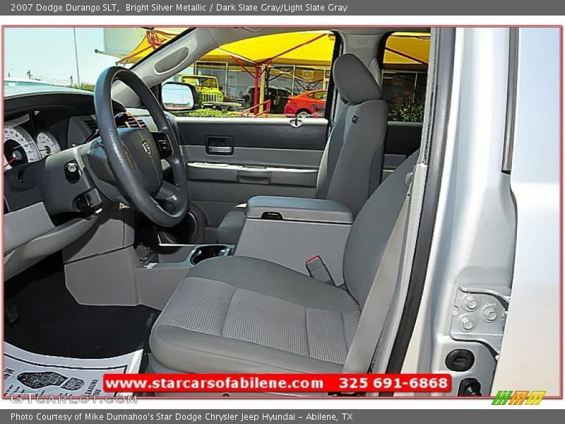 Bright Silver Metallic / Dark Slate Gray/Light Slate Gray 2007 Dodge Durango SLT