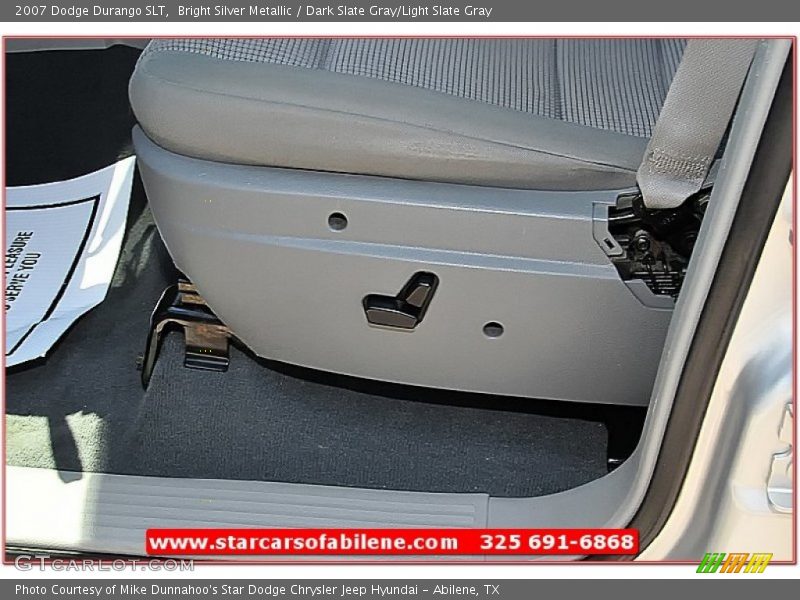Bright Silver Metallic / Dark Slate Gray/Light Slate Gray 2007 Dodge Durango SLT