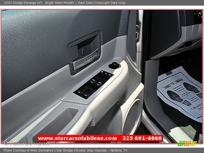 Bright Silver Metallic / Dark Slate Gray/Light Slate Gray 2007 Dodge Durango SLT