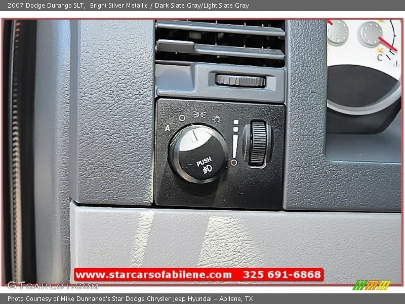 Bright Silver Metallic / Dark Slate Gray/Light Slate Gray 2007 Dodge Durango SLT