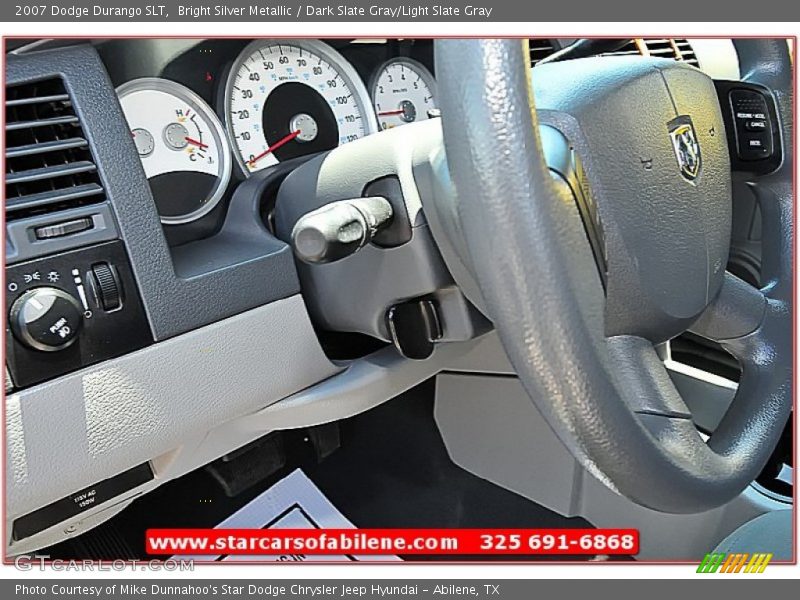 Bright Silver Metallic / Dark Slate Gray/Light Slate Gray 2007 Dodge Durango SLT