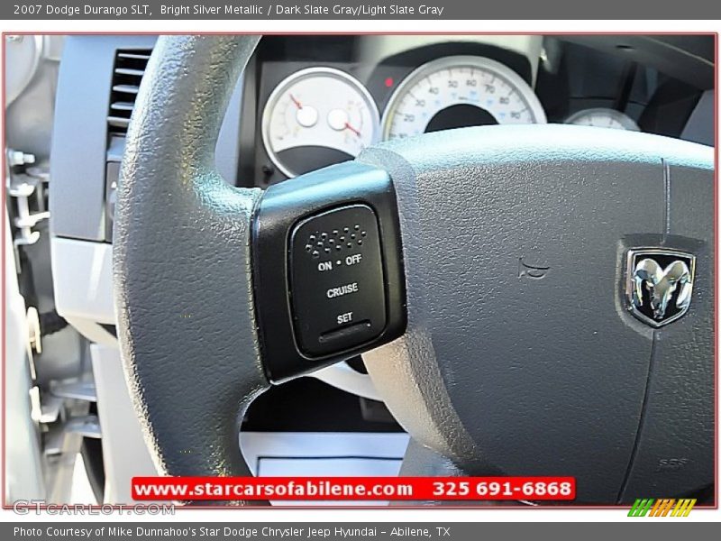 Bright Silver Metallic / Dark Slate Gray/Light Slate Gray 2007 Dodge Durango SLT