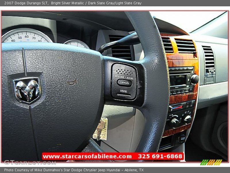 Bright Silver Metallic / Dark Slate Gray/Light Slate Gray 2007 Dodge Durango SLT