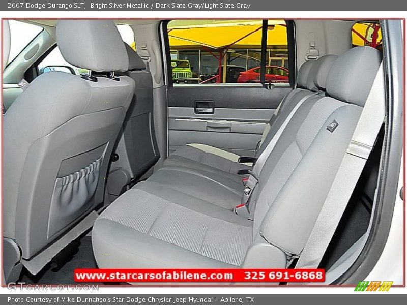 Bright Silver Metallic / Dark Slate Gray/Light Slate Gray 2007 Dodge Durango SLT