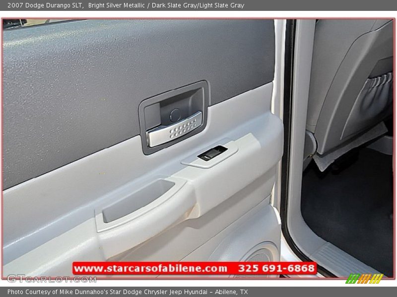 Bright Silver Metallic / Dark Slate Gray/Light Slate Gray 2007 Dodge Durango SLT