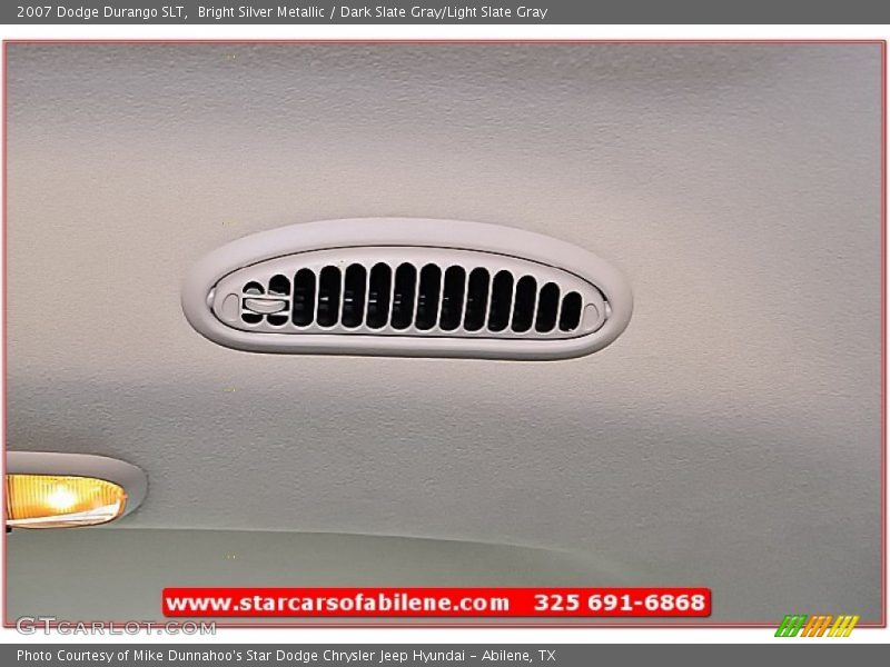 Bright Silver Metallic / Dark Slate Gray/Light Slate Gray 2007 Dodge Durango SLT