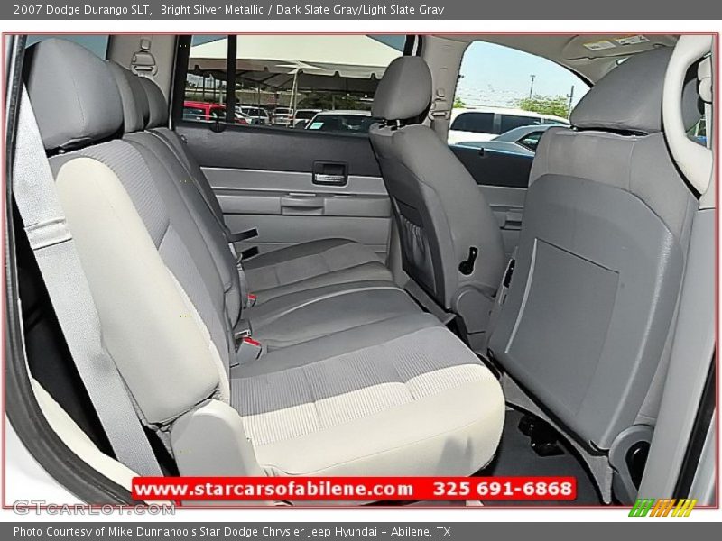 Bright Silver Metallic / Dark Slate Gray/Light Slate Gray 2007 Dodge Durango SLT