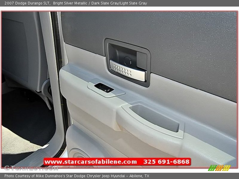Bright Silver Metallic / Dark Slate Gray/Light Slate Gray 2007 Dodge Durango SLT