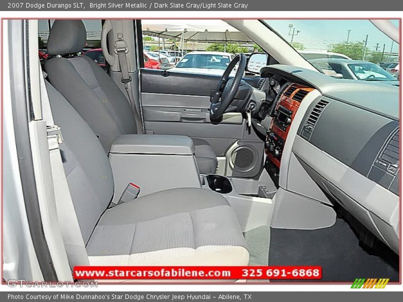 Bright Silver Metallic / Dark Slate Gray/Light Slate Gray 2007 Dodge Durango SLT