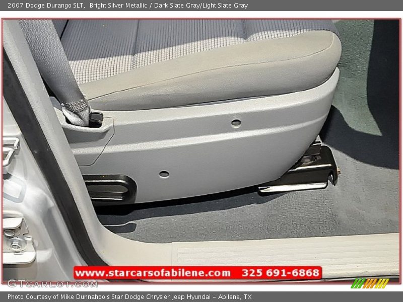 Bright Silver Metallic / Dark Slate Gray/Light Slate Gray 2007 Dodge Durango SLT