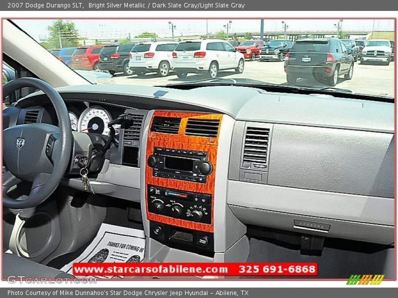 Bright Silver Metallic / Dark Slate Gray/Light Slate Gray 2007 Dodge Durango SLT