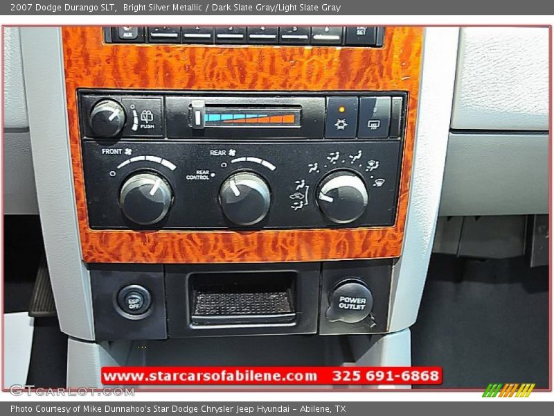 Bright Silver Metallic / Dark Slate Gray/Light Slate Gray 2007 Dodge Durango SLT