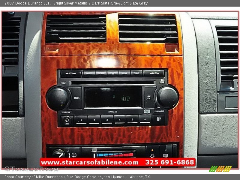 Bright Silver Metallic / Dark Slate Gray/Light Slate Gray 2007 Dodge Durango SLT