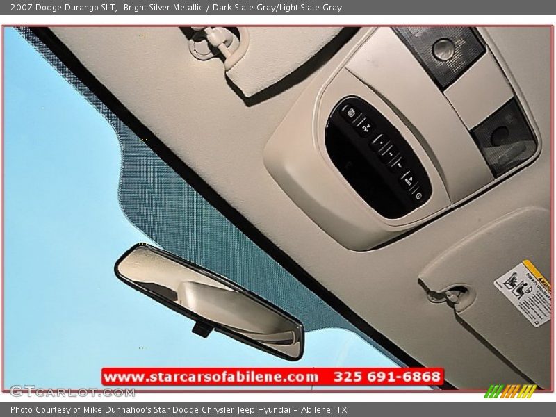 Bright Silver Metallic / Dark Slate Gray/Light Slate Gray 2007 Dodge Durango SLT