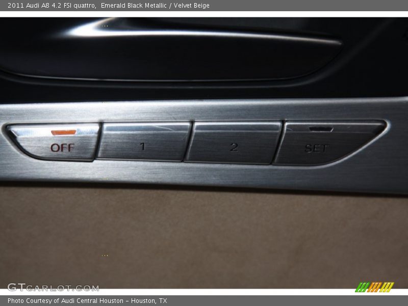 Emerald Black Metallic / Velvet Beige 2011 Audi A8 4.2 FSI quattro