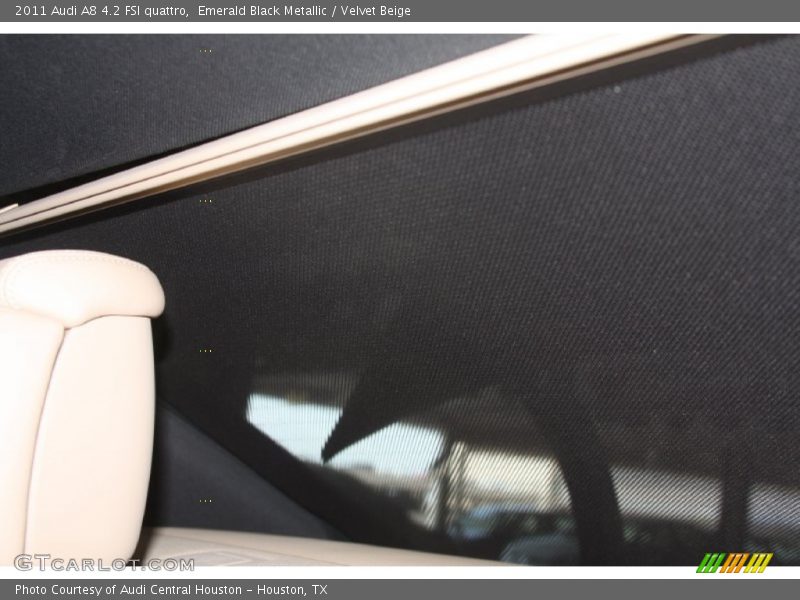 Emerald Black Metallic / Velvet Beige 2011 Audi A8 4.2 FSI quattro
