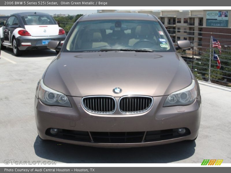 Olivin Green Metallic / Beige 2006 BMW 5 Series 525i Sedan