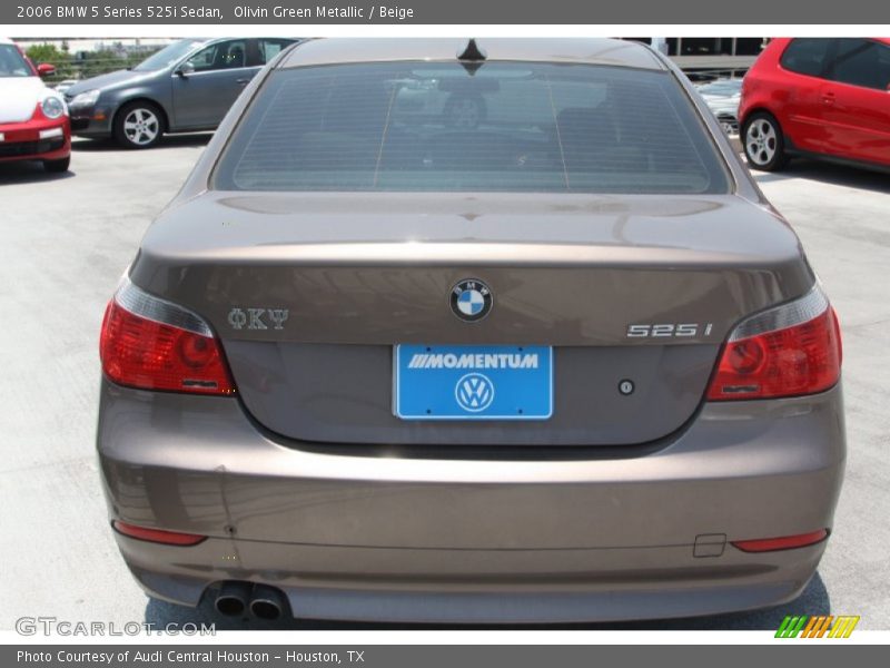 Olivin Green Metallic / Beige 2006 BMW 5 Series 525i Sedan