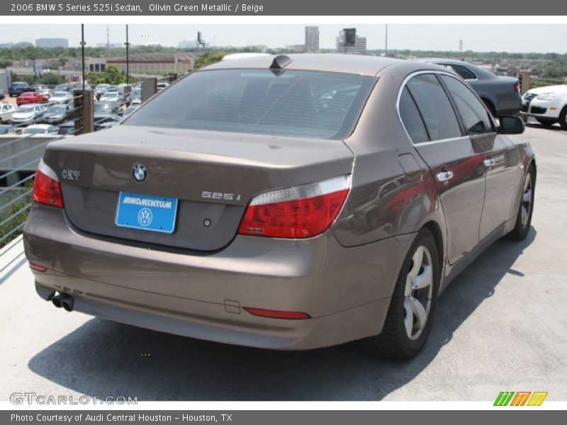 Olivin Green Metallic / Beige 2006 BMW 5 Series 525i Sedan
