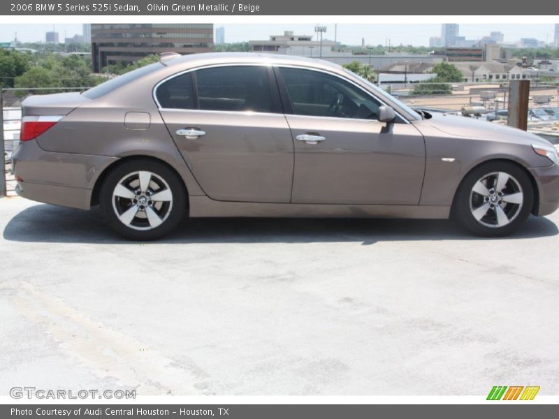 Olivin Green Metallic / Beige 2006 BMW 5 Series 525i Sedan