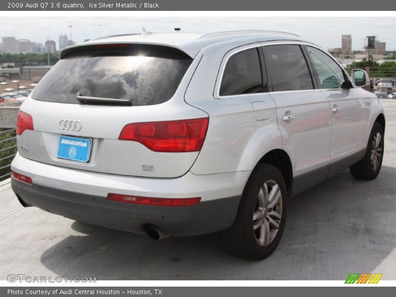 Ice Silver Metallic / Black 2009 Audi Q7 3.6 quattro