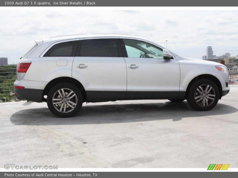 Ice Silver Metallic / Black 2009 Audi Q7 3.6 quattro
