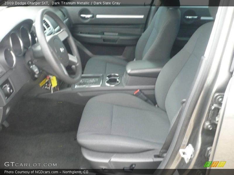 Dark Titanium Metallic / Dark Slate Gray 2009 Dodge Charger SXT