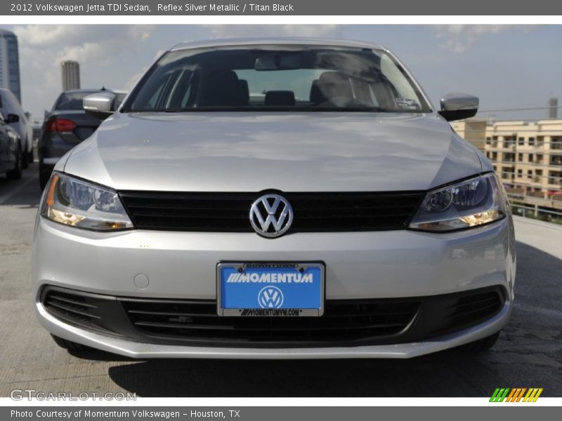 Reflex Silver Metallic / Titan Black 2012 Volkswagen Jetta TDI Sedan