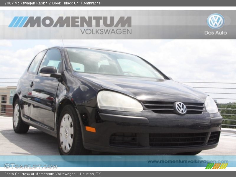 Black Uni / Anthracite 2007 Volkswagen Rabbit 2 Door