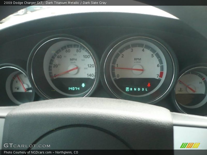 Dark Titanium Metallic / Dark Slate Gray 2009 Dodge Charger SXT