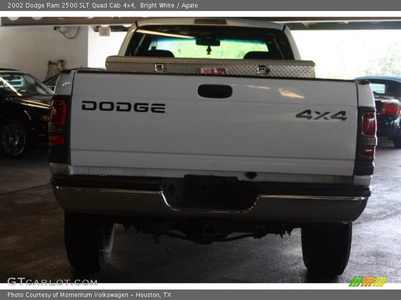 Bright White / Agate 2002 Dodge Ram 2500 SLT Quad Cab 4x4