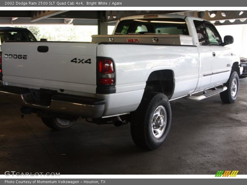 Bright White / Agate 2002 Dodge Ram 2500 SLT Quad Cab 4x4