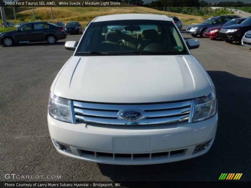 White Suede / Medium Light Stone 2009 Ford Taurus SEL AWD