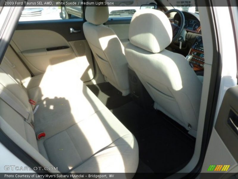 White Suede / Medium Light Stone 2009 Ford Taurus SEL AWD