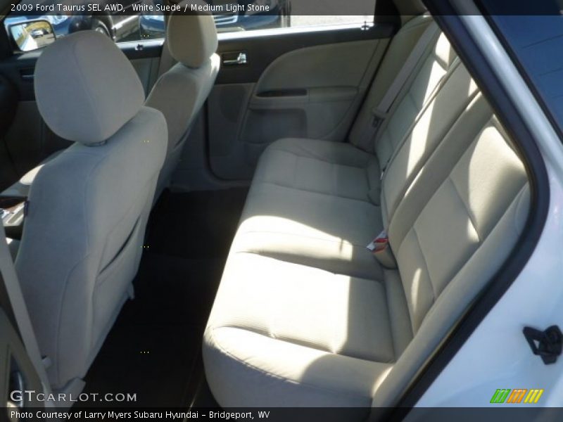 White Suede / Medium Light Stone 2009 Ford Taurus SEL AWD