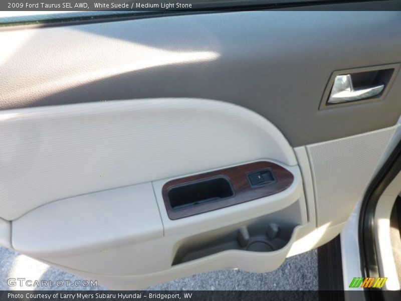 White Suede / Medium Light Stone 2009 Ford Taurus SEL AWD