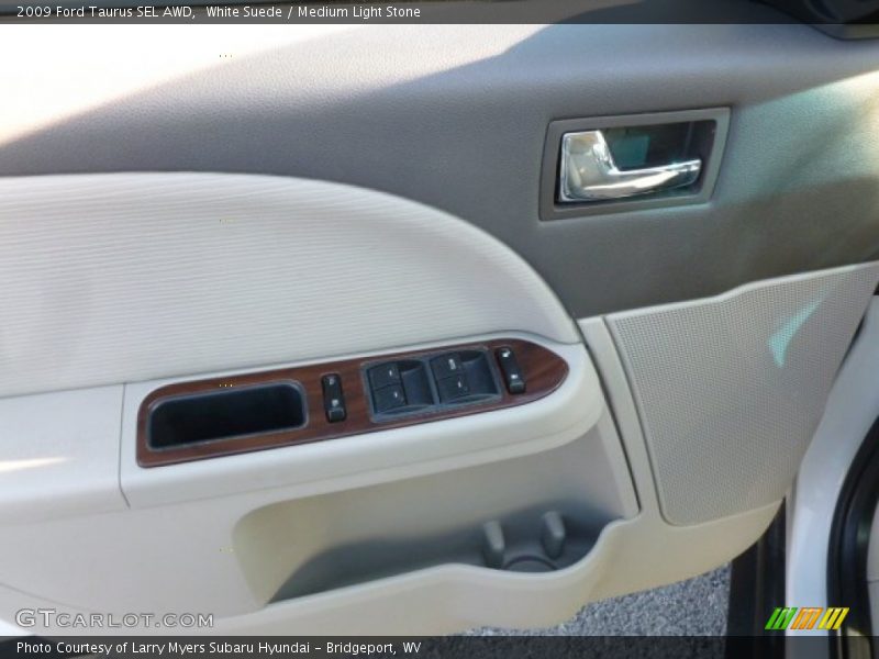 White Suede / Medium Light Stone 2009 Ford Taurus SEL AWD