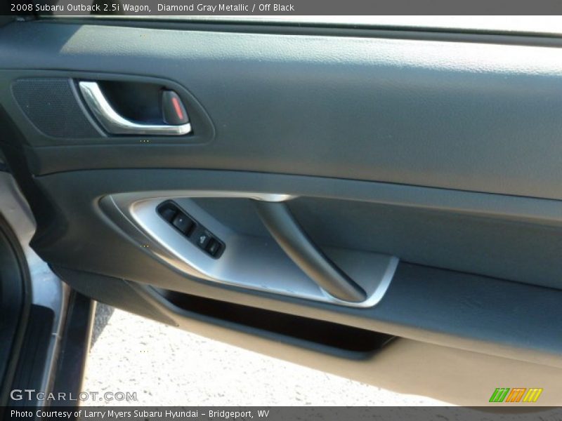 Diamond Gray Metallic / Off Black 2008 Subaru Outback 2.5i Wagon