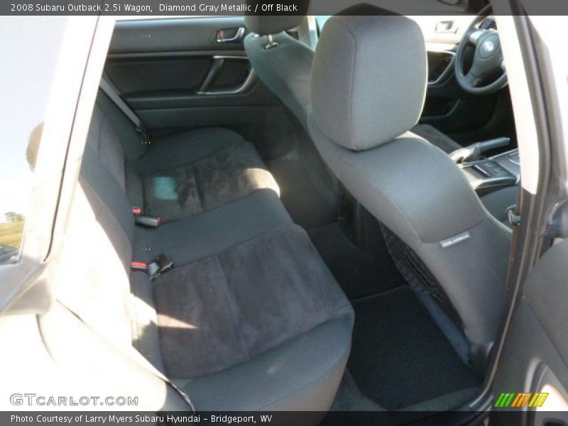 Diamond Gray Metallic / Off Black 2008 Subaru Outback 2.5i Wagon
