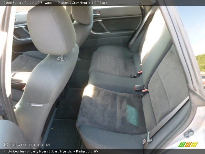Diamond Gray Metallic / Off Black 2008 Subaru Outback 2.5i Wagon