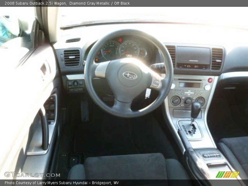Diamond Gray Metallic / Off Black 2008 Subaru Outback 2.5i Wagon