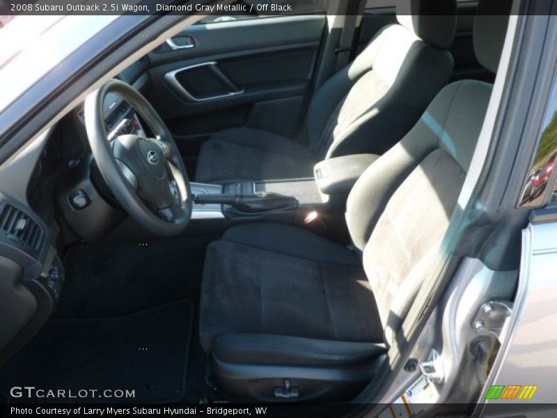 Diamond Gray Metallic / Off Black 2008 Subaru Outback 2.5i Wagon