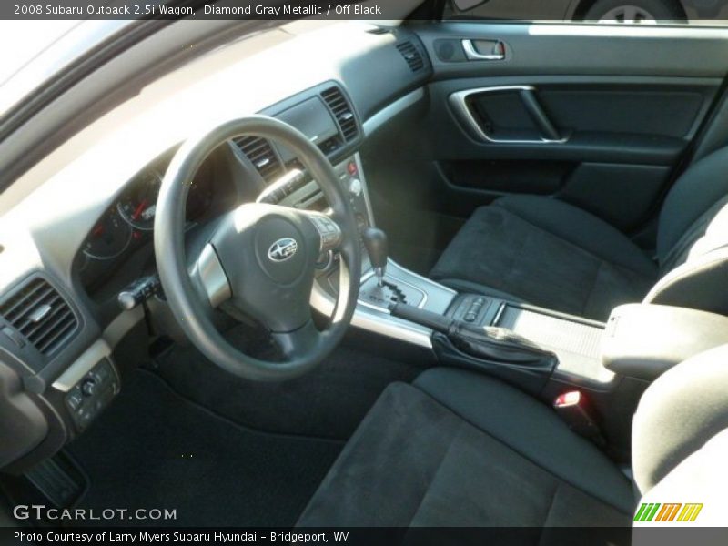 Diamond Gray Metallic / Off Black 2008 Subaru Outback 2.5i Wagon