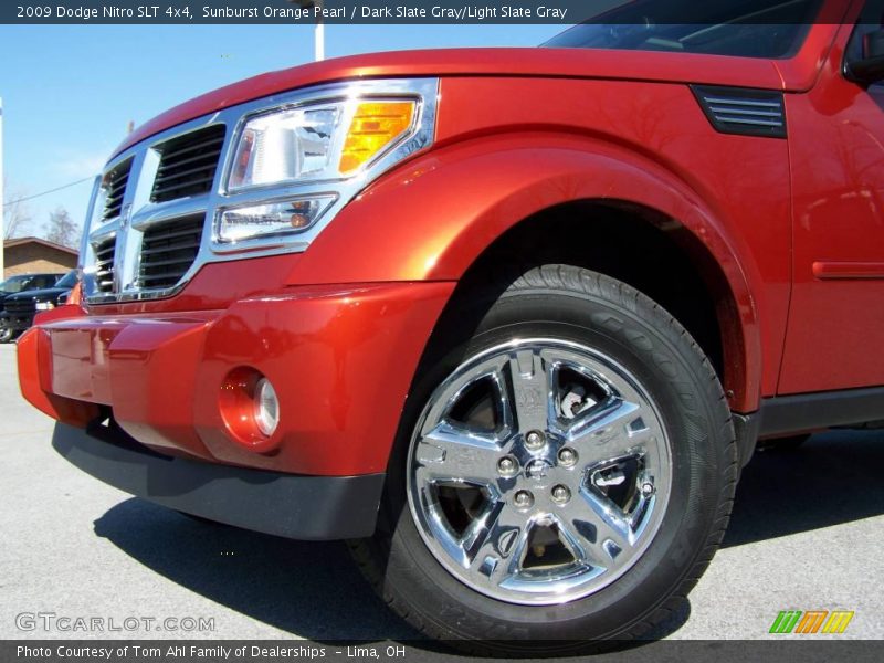 Sunburst Orange Pearl / Dark Slate Gray/Light Slate Gray 2009 Dodge Nitro SLT 4x4
