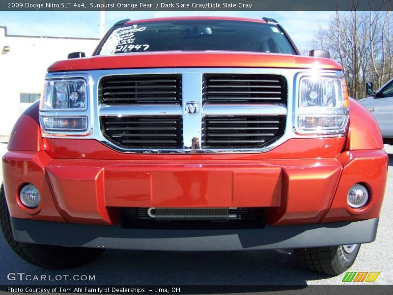 Sunburst Orange Pearl / Dark Slate Gray/Light Slate Gray 2009 Dodge Nitro SLT 4x4