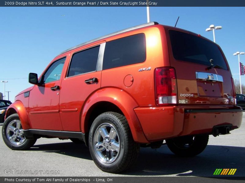 Sunburst Orange Pearl / Dark Slate Gray/Light Slate Gray 2009 Dodge Nitro SLT 4x4