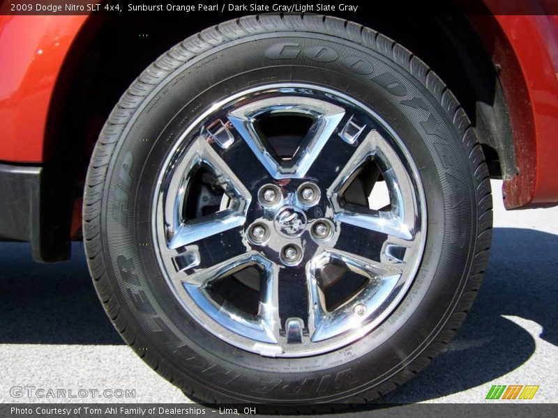 Sunburst Orange Pearl / Dark Slate Gray/Light Slate Gray 2009 Dodge Nitro SLT 4x4